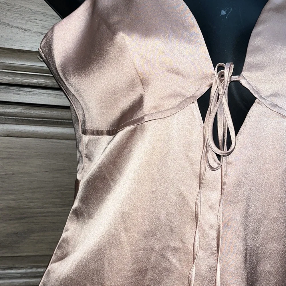 Silk Romper Slip